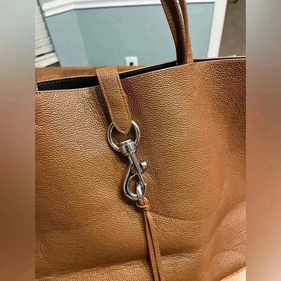 Rebecca Minkoff Megan Brown Leather Tote Rocher - Picture 3 of 14